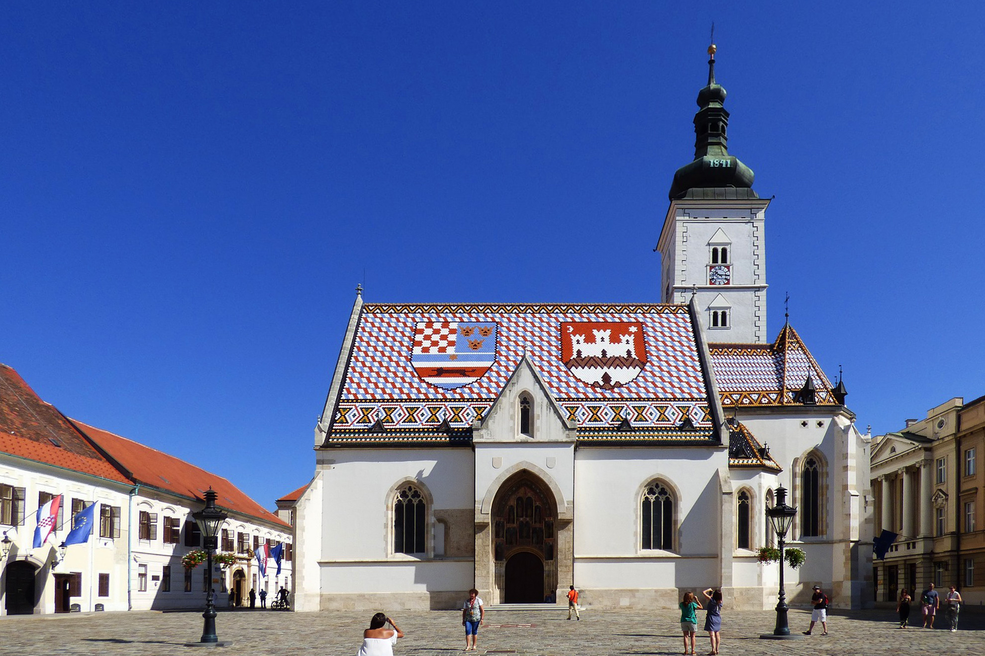 Приказно пътешествие - Словения и Хърватия - Църквата &bdquo;Св. Марк&ldquo;, Загреб, Хърватия - The Church of St. Mark (St. Mark's Church), Zagreb, Croatia